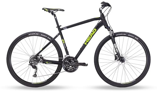 HEAD Unisex - Adulto I-Peak 2.0 Crossbike, Grigio/Verde Opaco 55