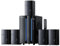 Bobtot Surround Sound Systems - Sistema Home Theater - Subwoofer da 800 Watt di potenza massima da 6,5 pollici, altoparlanti stereo con cavo 5.1/2.1, bassi forti con ingresso ottico Bluetooth
