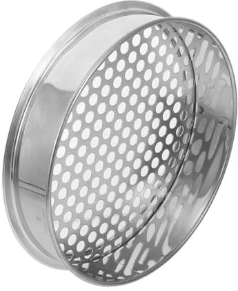 NULYLU Setaccio Da Giardino Acciaio Inossidabile Con Maglia Fina Per Setacciare e Pietre Utile Strumento Per Orticoltura e Giardinaggio
