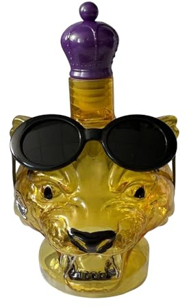 Caraffa in – Bicchiere da whisky con testa leopardata | Beccuccio alcolico Bar decorazione per bourbon Brandy Vodka bevande matrimonio uomini festa del papà compleanno idea regalo