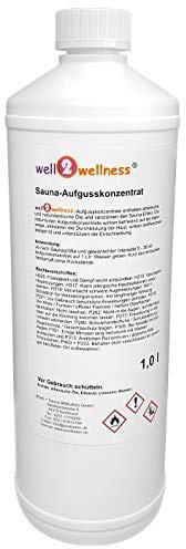 Olii Essenziali per Sauna - Concentrato/Fragranza Sauna - Concentrato 1,0 L - Über 100 Aromi-Top a Scelta Selezione