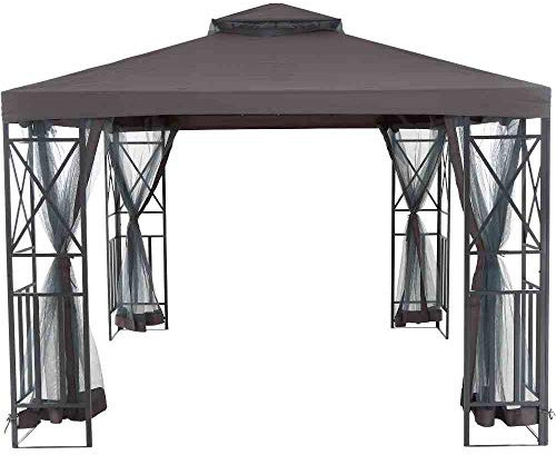 Siena Garden Pavillon Durban 300x300cm anthrazit/grau
