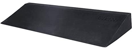 F Fityle Yoga Brick, Yogablock Eva-Balance-Schaumstoff, Hochwertige Yoga Blöcke, EVA Supportive Balance Foam Slant Wedge, Slanting Board EVA Foam für Pilates Training, Schwarz