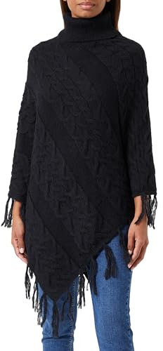 Vila VICHINTI New Rollneck Knit Poncho/SU