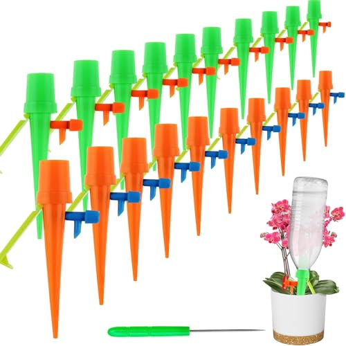 21 Stück Pflanzen Bewässerung Automatische bewässerung zimmerpflanzen Amzeeniu Bewässerungssystem Für Garten Pflanzen,bringen Ständer Topfpflanzen Blumen Bewässerung Einstellbar tropfbewässerung