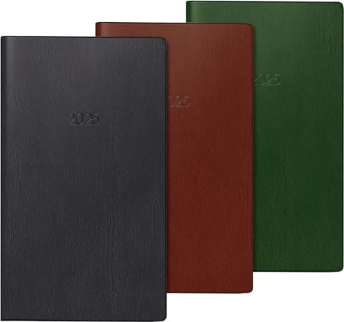 Glocken Taschenkalender (2025), 2 Seiten = 1 Monat, A6, Kunststoff-Einband, Sortiert, 1 Stück