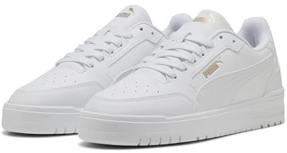 Puma Tenis Unisex Shuffle Downtown, Puma Blanco Puma White Puma Gold, 38 EU