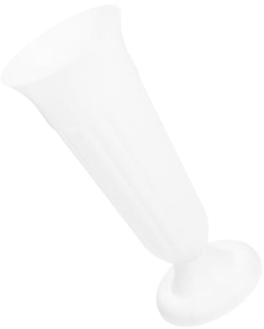 Kisangel Vase Funéraire de Cimetière Pot à Fleurs Délicat pour Décoration de Tombe Jardinière d'Urne Support de Fleurs Structure Stable Utilisation Polyvalente