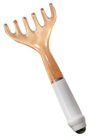 Peigne de soin du cuir chevelu - Peigne de massage pour cuir chevelu - Peigne de massage pour cuir chevelu - 6 dents - En résine - Massage des picotements - Portable - Soulage le stress - Peigne