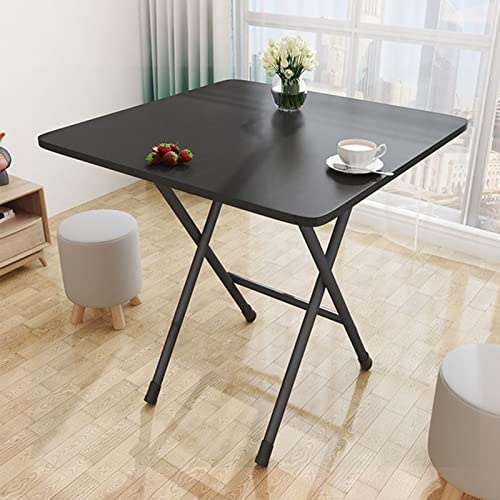 Loqifox Table Pliante Carrée 60x60cm, Table de Salle à Manger Pliable, Bureau Pliable Portable pour Cuisine, Jardin, Camping, Étude et Intérieur Extérieur