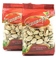 Pistacchi senza sale - CALIBRO GRANDE (18/20) - Tostati - Offerta 2 x 200g - SORRENTINO