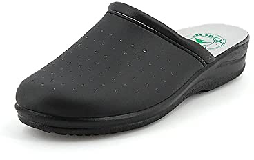 JOMIX Sabot Medical Femme Homme Orthopédique Fabriqués en Italie 42 EU Noir