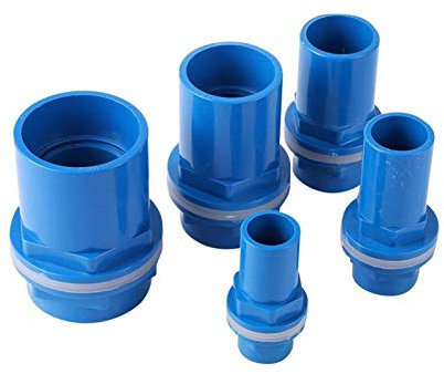 Adattatore per tubi idraulici da giardino 20/25/25/40/50MM BLU BLU PVC Impermeabile Tubo del tubo Connettore Giardino Irrigazione Tubo di Irrigazione Articolare Serbatoio Acquario Attrezzature Attini