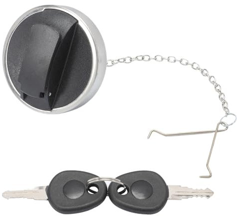 MangWany Tankdeckel Tankkapen mit 2 Schlüsseln, geeignet für VOLVO LKW SCANIA R/T/P/G MAN Diesel 60 mm Tankdeckelschloss