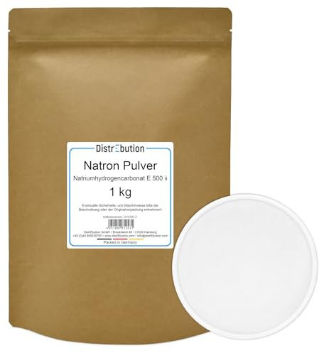 Natron Pulver 1kg Lebensmittelqualität zum Backen Putzen Natriumhydrogencarbonat