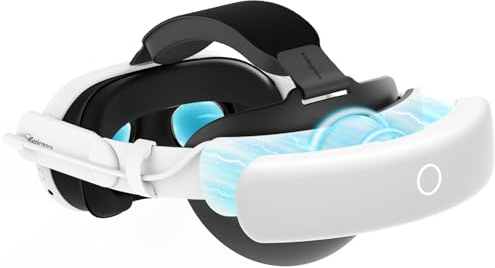 Sonicgrace S3 Pro Battery Head Strap for Meta Quest 3 and Quest 3S, 20W Fast Charging with Magnetic Battery Pack, Comfort VR Strap Replacement Accessories