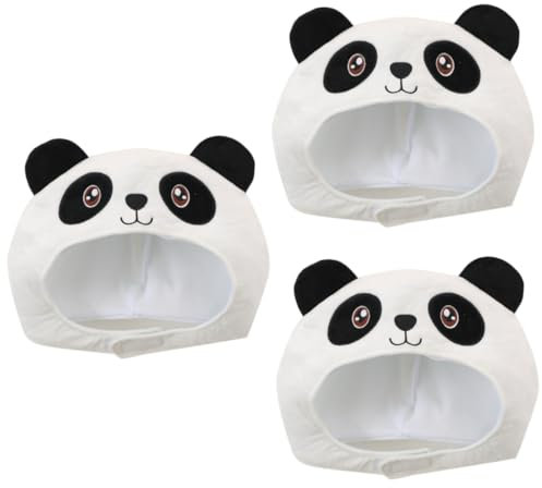 VICASKY 3stücke Panda Hut Kopfband Cosplay Dekoration Für Partys Leichtes Und Kreatives Accessoire Für Feiern Karneval Maskerade Und Fotospaß