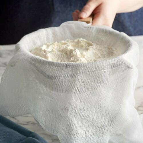 Muslin Cloths for Cooking, Cheese Cloths for Straining, 450 x 90 cm Ultra Fine Unbleached Cheesecloth for Straining, Baking, Decoration & Halloween