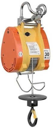 Elektrisk Vinsch Bärbar upphängd lyftanordning 220v elektrisk ultrahögeffektiv miniatyr elektrisk lyftanordning Krankabelvinsch 360KG/500KG Verkstadskran(220V 360kg)