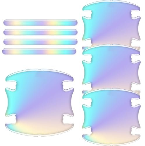 Protecteur de Poignée de Voiture,Autocollant Anti-Rayures pour Cavité de Poignée | Jeu d'Autocollants Décoratifs Multicolores pour Extérieur Camion Camping-Car Automobile
