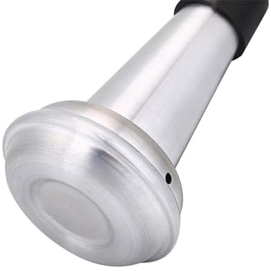 POENVFPO Trumpetdämpare, Ljudreducerare Av Aluminiumlegering 80%-90% Ljuddämpare med Gummikant, för trumpet- eller Kornettövning