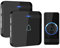 AVANTEK Wireless Doorbell, Door Bells with 2 Plug-in Cordless Receivers 1300 ft Range IP55 Waterproof Door Chime Kit with LED Flash, 5 Levels Volume, 52 Melodies, D-3B