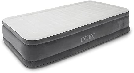 Intex Comfort Plush Mid Rise Dura-Beam Airbed with Internal Electric Pump, Bed Height 13, Twin
