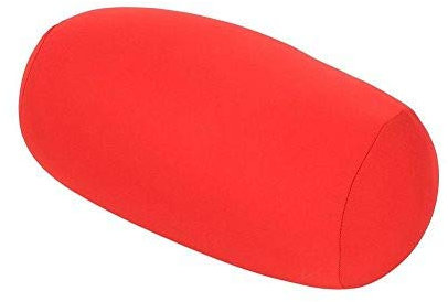 Zerodis Cylindrical Pillow Waschbar Extrem Bequem Roll Pillow Rund Cervical Neck Zurück Stützkissen Lumbal Bolster Leg Spacer für Wirbelsäule und Nackenstütze im Schlaf(rot)