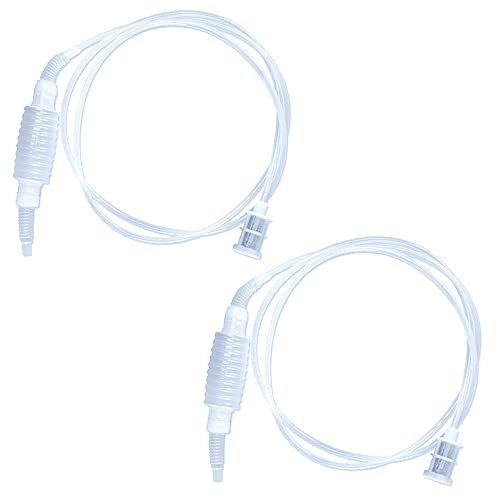 Zasiene Tuyau Alimentaire 2 Pièces Syphon Filter Main Siphon Filtre Doux Siphon Cuisine Vin Bière Kit Brassage