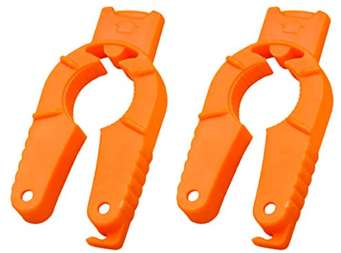 IUDWCG 2 Pcs Apribottiglie multifunzionale e divertente, apribottiglie in plastica 4 in 1, apribottiglie facile, apribottiglie per barattoli con tappo a vite, adatto per anziani, mani deboli, artrite