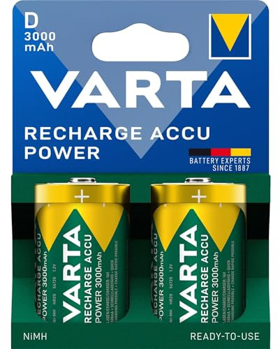 VARTA Recharge ACCU Power D 3000 mAh Blister 2