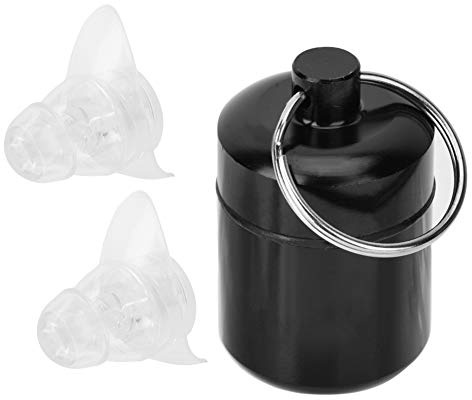 TARSHYRY Tappi per le Orecchie della Riduzione del Rumore Premium 27db Concert Music Festival Protezione Dell'udito per Musicisti Ed Eventi Dal Vivo Silicone Anti (Trasparente)