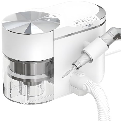 Perceuse à ongles 2 en 1 - Machine de manucure électrique - Collecteur de poussière pour ongles - Polisseuse à ongles, aspirateur et polisseuse