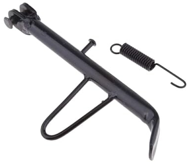 EIOLWJIEO Fabriqué avec une béquille latérale de moto en fer à haute résistance, résistant à l'usure, Installation facile et forte compatibilité, noir 21cm