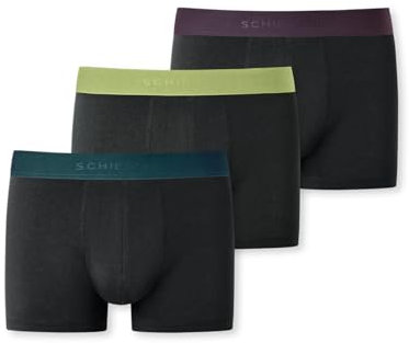 Schiesser Herren 3 Pack Boxershorts Bio Baumwolle Multipack - 95/5 Organic, Sortiert 8_180194, 9