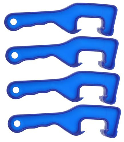 Amosfun 4 Piezas Abridor De Barriles De Plástico Abridor Tapa Cubo Para Uso Doméstico Industrial Llave Inglesa Removedor De Tapas
