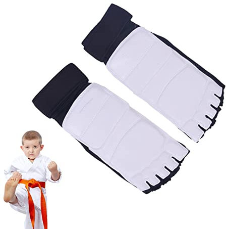 Taekwondo Gear – Magic Tape Taekwondo Handschuhe Fußschutz | Atmungsaktiver Taekwondo-Schutz, Handfuß-Protektor, Ausrüstung für MMA Kampfsport Gym Academy Schule Training