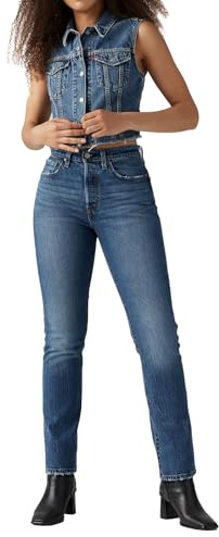 Levi's Mujer 501 Jeans for Women, Erin Can't Wait Stretch, 23W / 32L
