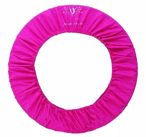 YMYGCC Anelli da Ginnastica Artistica e Ritmica - Cerchio con Custodia Protettiva (Materiale: Rose)
