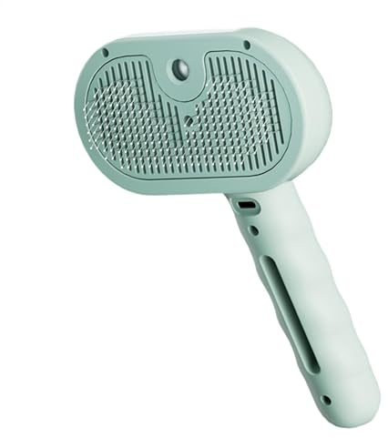 Peine de despelo para gatos, de vapor recargable por USB, tanque de agua de 35 ml, removedor de de perro, suministros para mascotas, desenredante depilatorio en aerosol para mascotas,