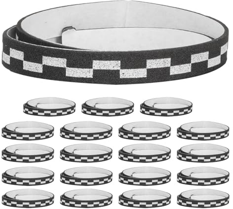 LIGHTAOTAO Nastro Protettivo Colore Nero per Bordi di Racchette da Ping Pong 20 Pezzi in Materiale Elastico Eva 45x1x0,2cm per Allenamento e Competizione