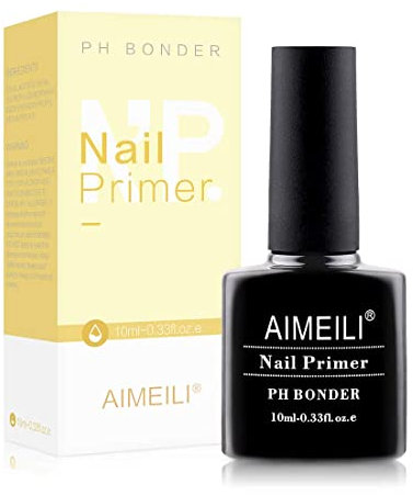 AIMEILI Nail Primer Gel Nail Prep Bond Primer für Gelnägel UV LED Gel Nagellack Acrylpulver Acryl Nägel 10ml