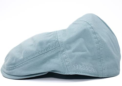 Stetson Paradise Cotton Gorra con Visera Plana UV-Protección 40 Algodón Hombre Verano Invierno, 58-59