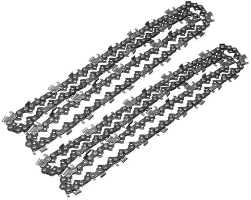 2st 12/14/16 tums metallkedjesågkedja 45/52/56 Drive Elektrisk sågtillbehör Byte av motorsågskedja(2pcs 16 Inch 56drive)