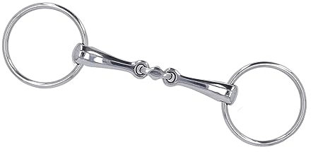 Pferdetrense, Edelstahl-Trensengebiss, O-Ring-Pferdemaulgebiss, Allzweck-Trensengebiss für Pferde, Trensengebiss, Pferdegebiss-Schnalle für Pferdefarm-Training Im Freien