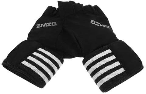 NAMOARLY 1 Paar Sporthalbfingerhandschuhe Turnhandschuhe Handschuhe Zum Gewichtheben Handschuhe Mit Vollem Hebehandschuhe Für Herren Hanteln Eisseide Schutz Fitness Trainingshandschuhe