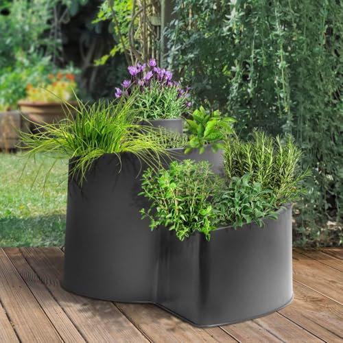 Kölle Kräuterschnecke, anthrazit, ca. 52 x 43 x 34 cm