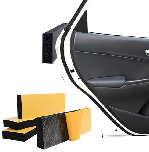Forhandy 4er Set Garagen Wandschutz, Selbstklebend Türkantenschutz Wandschutz 3 cm Extra Dicker Auto Schutz Garage Kantenschutz Schaumstoff, Türschutz für Ihr Auto/Garagenwand/Parkplatz