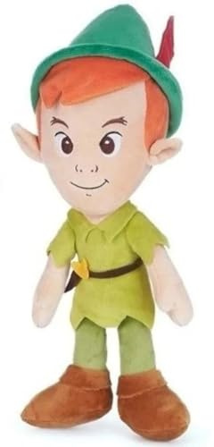 Peter Pan Kuscheltier 35 cm – Offizielles Lizenzprodukt – Weiches Plüschtier für Kinder & Fans – Stofftier aus Märchenklassiker – Geschenkidee für Jungen & Mädchen – Kuschelpuppe aus Nimmerland
