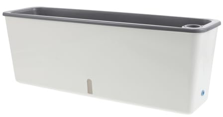 TOYANDONA Fioriera Rettangolare in Plastica con Serbatoio d Integrato per Piante da Balcone e Davanzale Adatta per Ortaggi Erbe Aromatiche e Decorativi Facile da Usare per Giardinieri